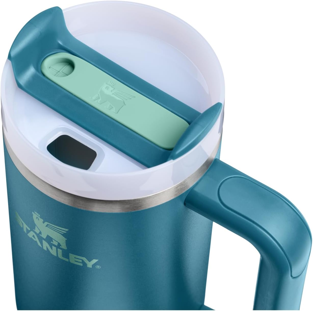 STANLEY Quencher H2.0 Tumbler - 30 oz Insulated Stainless Steel Cup with Handle & Straw | Coastal Teal
