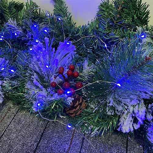 10 Pack Fairy Lights Battery Operated String Lights, 10 LED on 3.3ft Silvery Copper Wire£¬for Flowers Gift Box Wedding Party Christmas Decoration (Polychrome, 10 Pack)