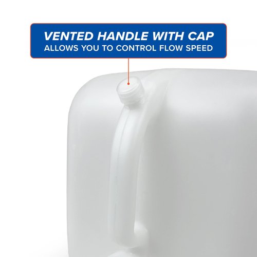 ePackageSupply Premium 5-Gallon Hedpak With Spigot: Durable HDPE, BPA-Free Plastic, Reusable Liquid Storage Solution for water, juices, beverages, chemicals, essential oils, and liquid foods.