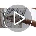 FMFUNCTEX Blue & White Linen Semi-Sheer Tree Branch Curtains, 84 Inch, Pack of 2, Branch Variation