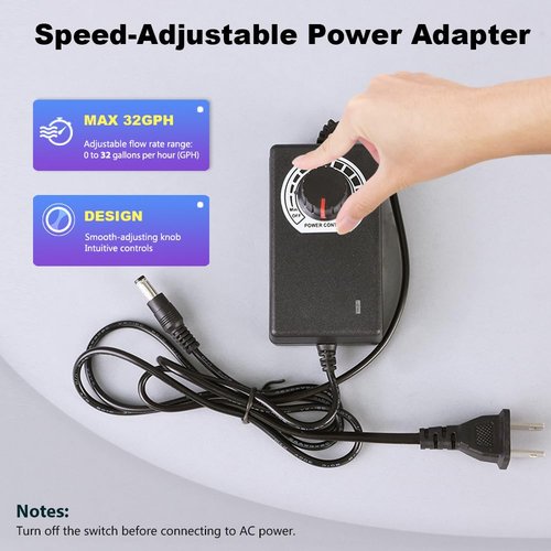 Food Grade Electric Water Transfer Pump 100-240V With Speed Adjustable for Ice Maker,Coffee Machine and Water Cooling,Auto Siphon Self Priming Pump for Bottling Home brew Wine,Beer and Kombucha,2L/Min