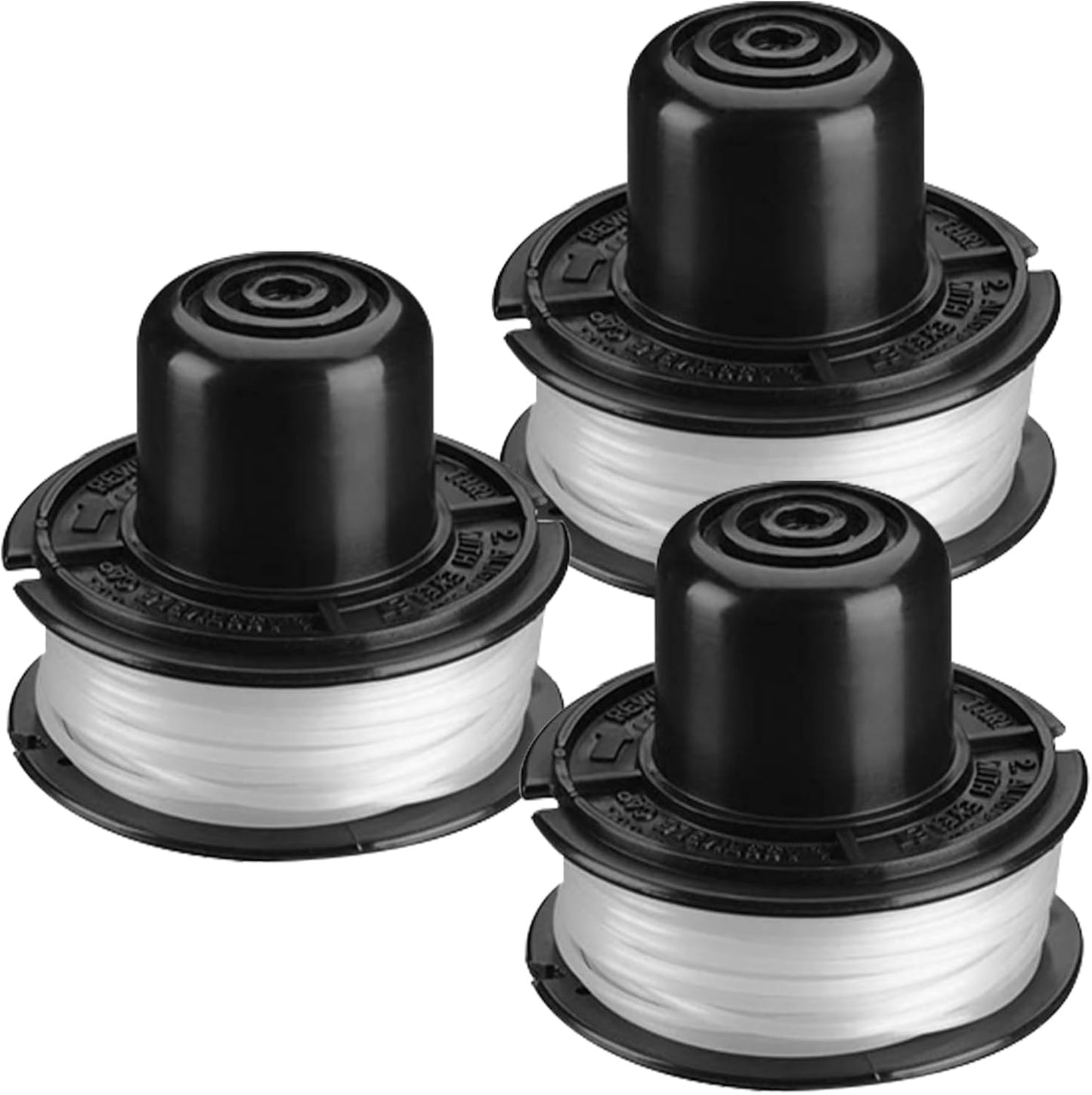 RS-136 Replacement String Trimmer Spool Line - 20ft 0.065" | Compatible with Black + Decker CST800, GE600, ST1000