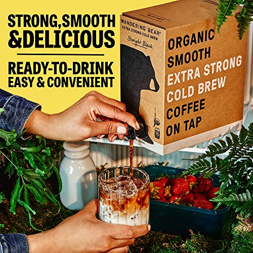 Organic Cold Brew Coffee On Tap - Straight Black, 128 Fl Oz - Original Variation