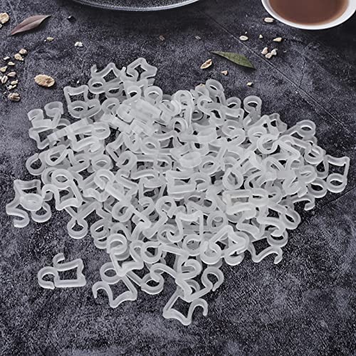 100 Pcs Outdoor Light Clips Hooks for String Lights Gutter Clips for Hanging Christmas Village Accessories