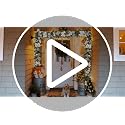 Adeeing 6FT Silver Christmas Garland with Lights, Battery Operated Artificial Rattan, Holiday Indoor Outdoor Decor