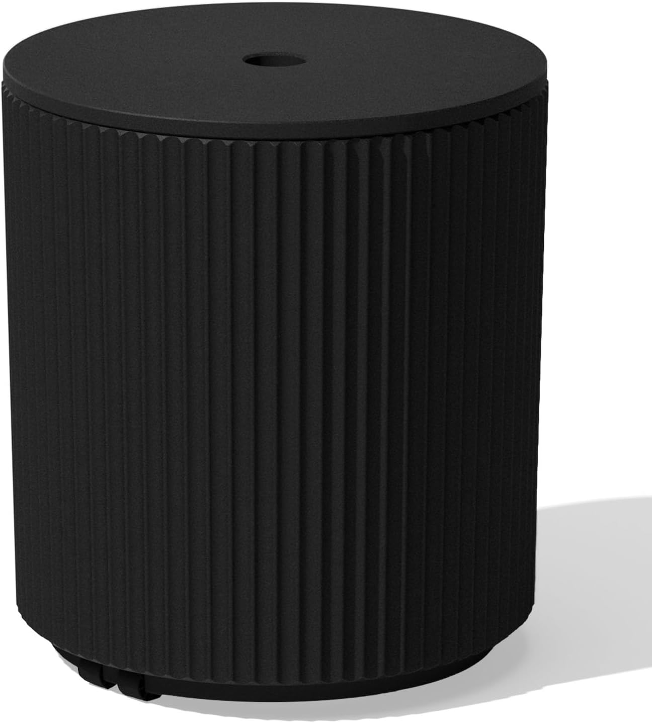 Veradek Umbrella Side Table - Durable Outdoor Patio Table with Umbrella Hole | Modern Design for Porch, Picnic, or Poolside