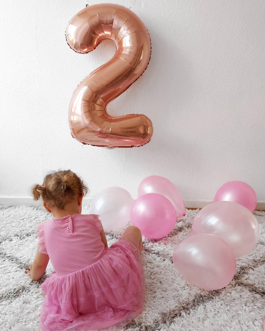 Rose Gold Number Balloon - 40 Inch 0 Balloon for Birthday Decorations | Perfect Party Supplies