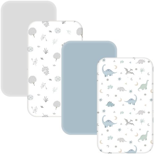 Angelbliss Bassinet Sheets - Ultra Soft & Skin-Friendly Fitted Sheets | 33"x20" for Baby Delight & Jimglo