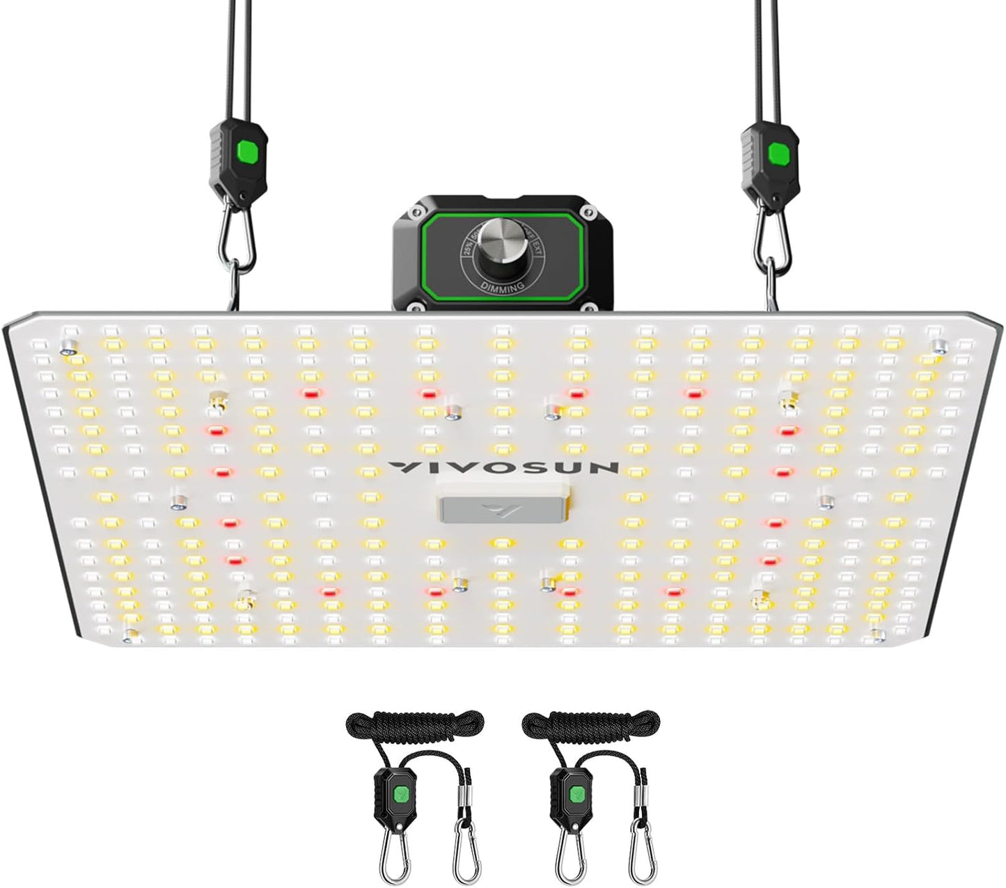 VIVOSUN LumaLight 100W LED Grow Light - Full Spectrum, Smart Dimmable for Indoor Plants & Seedlings | Fits 2x2/2x4 Tents