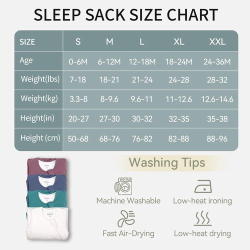 BubblePanda Modal Sleep Sack 12-18 Months 1.0 Tog Super Soft Toddler Sleep Sack for Babies 2-Way Zipper Baby Wearable Blanket