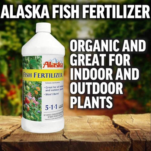 Central Garden Brands Fish Emulsion Fertilizer - Organic Nutrient Boost, 1 Quart