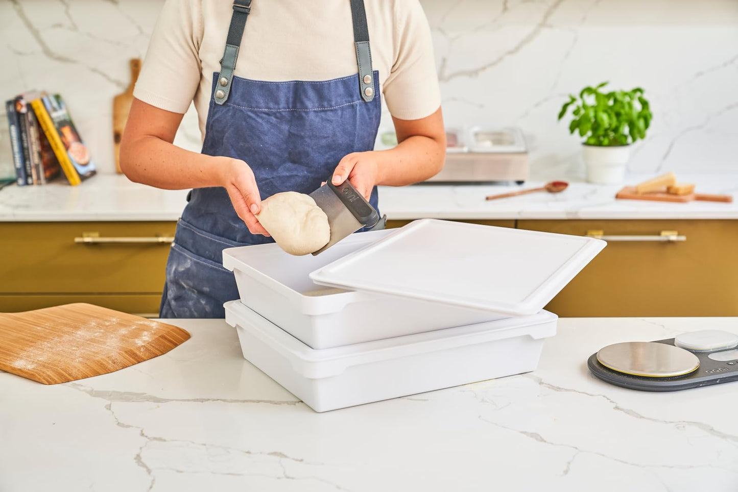 ooni Pizza Dough Proofing Box with Lid - Pizza Oven Accessories Proofing Tray - Pizza Dough Proofing Tray