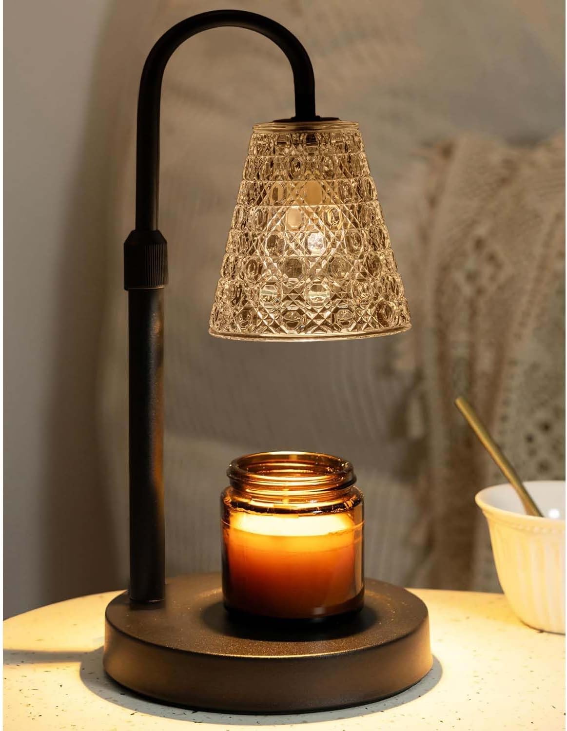 Skiennix Candle Warmer Lamp - Dimmable with Timer | Perfect Birthday Gift for Women & Moms, New Home Decor