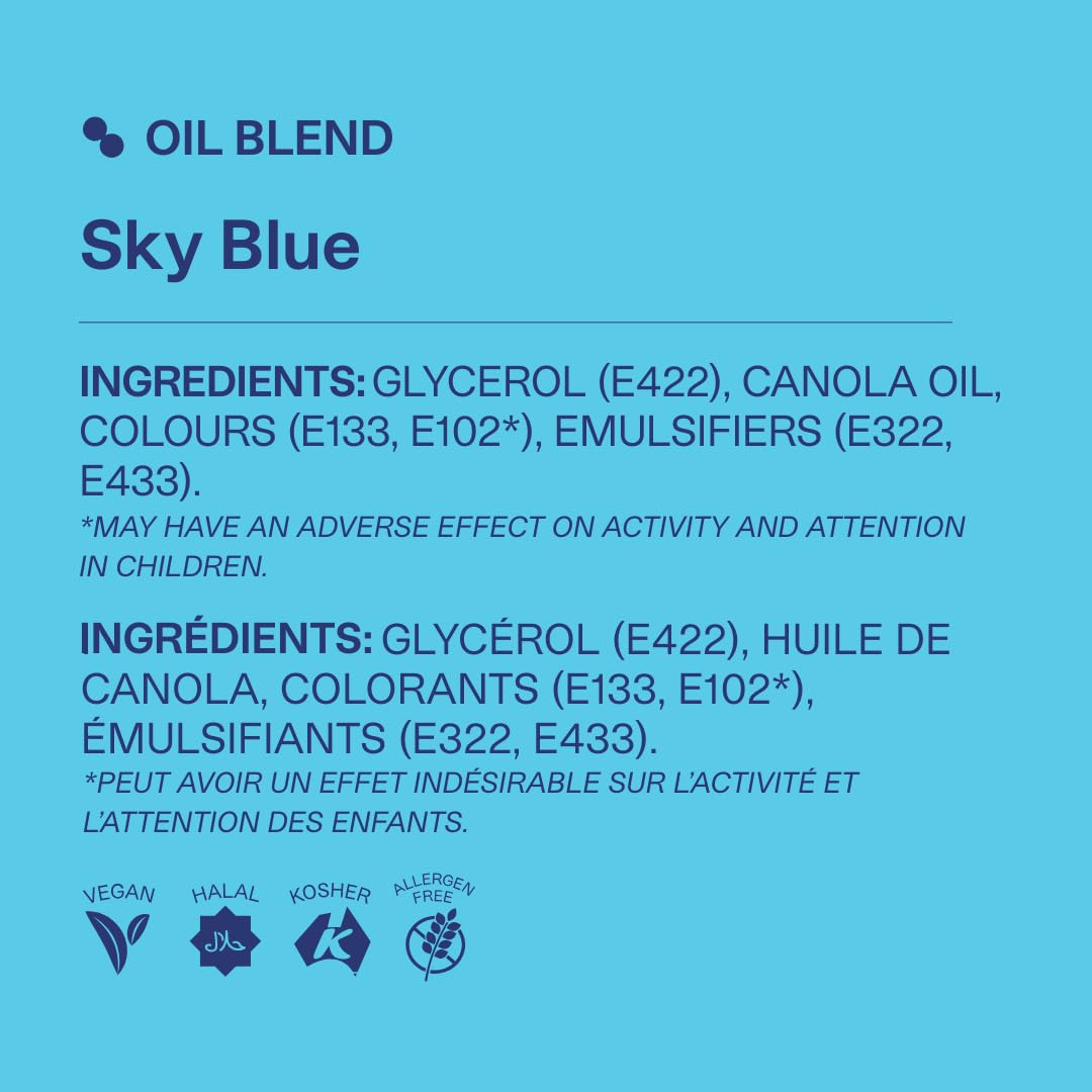 Colour Mill Oil-Based Food Coloring, 20 Milliliters (Sky Blue)