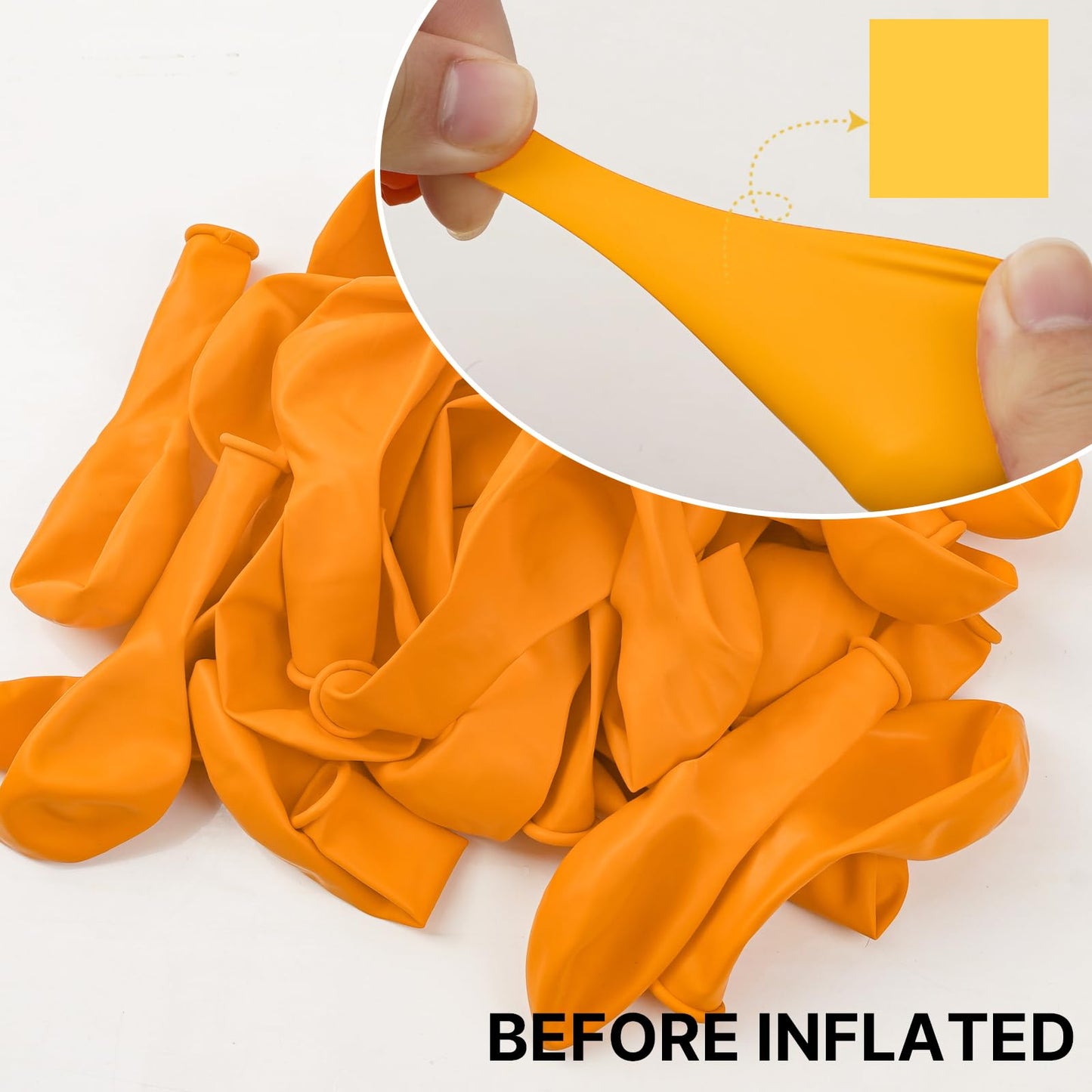 PartyWoo Mustard Yellow Balloons 155pcs Different Sizes of 18 12 10 5 Inch Yellow Fall Balloon Arch Kit for Birthday Engagement Baby Shower Bee Sunflower Little Cutie Party Decorations Yellow-Y10
