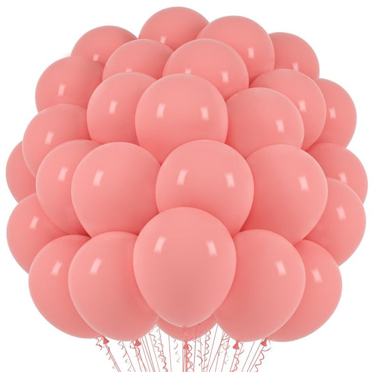 Voircoloria Retro Pink Balloons, 66pack 12inch Blush Pink Balloons Latex Party Balloons for Birthday Baby Shower Valentine's Day Graduation Wedding Gender Reveal Anniversary New Year Party Decorations