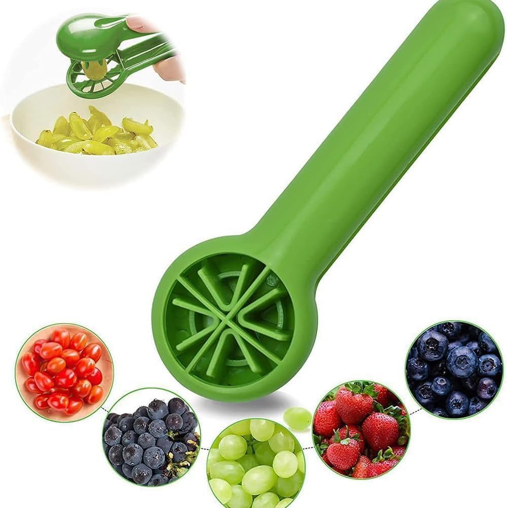 Skiennix Multifunctional Kitchen Gadget - Segmented Cherry Tomato, Strawberry & Grape Slicer