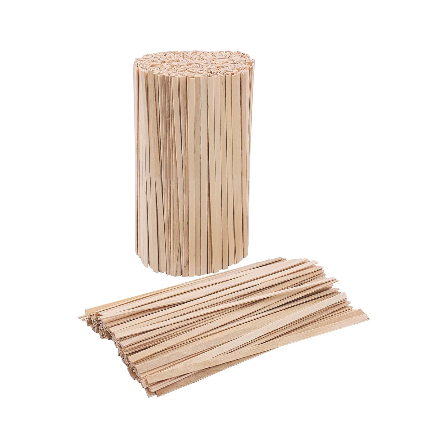 KTOJOY Wooden Coffee Stirrers, 1000 Disposable 5.5" Stir Sticks, for Coffee & Cocktails, Swizzle Drink Sticks, Coffee Bar Accessories