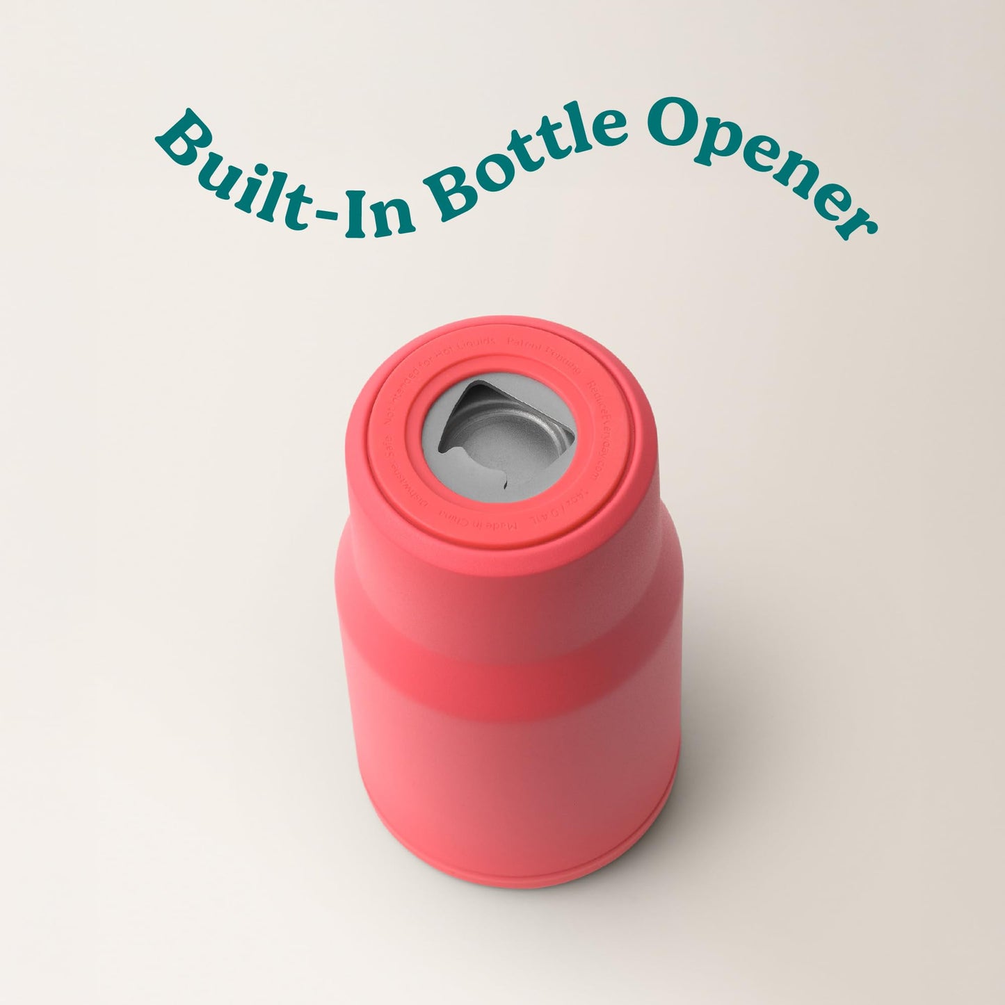 Reduce 4-in-1 Drink Cooler - Versatile Can & Bottle Holder with Vacuum Insulation - Keeps Drinks Cold Up to 4 Hours - Includes Bottle Opener - Fits Cupholders & Dishwasher Safe - 14oz - Daiquiri