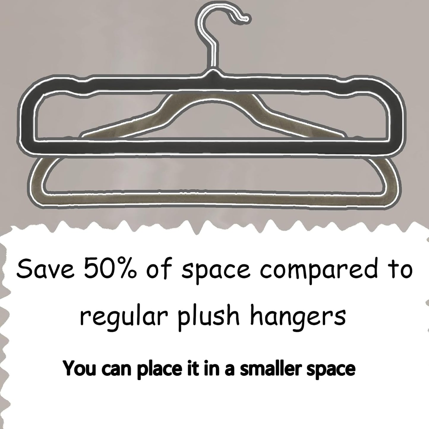 Velvet Pants Hangers by Perchas Terciopelo - Non-Slip 20 Pack for Space-Saving Closet Organization - Durable with 360° Rotatable Hook (Black)