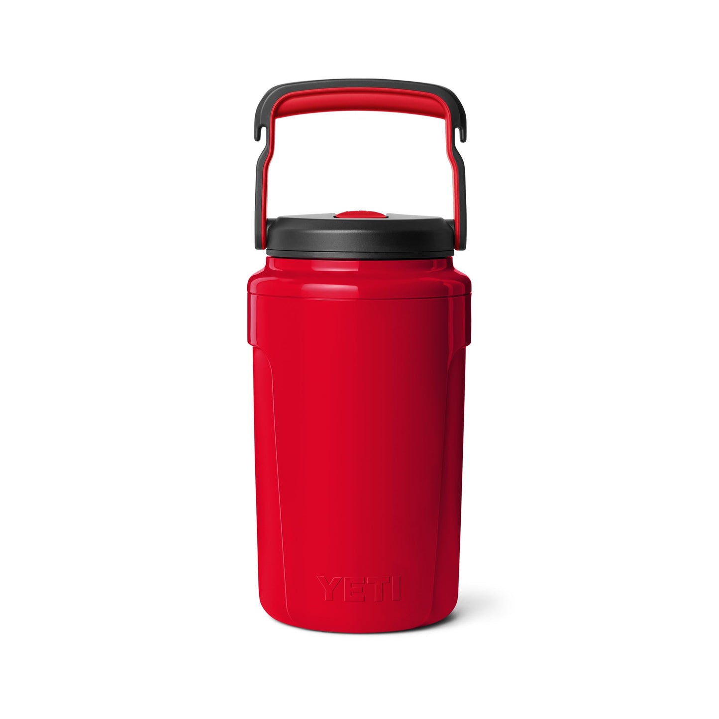 YETI Silo Half Gallon Insulated Straw Cap Water Jug – Leakproof, Lightweight Sports Bottle with Fence Hook Handle – Keeps Drinks Ice-Cold – Ideal for Gym, Sports & Tournaments, Rescue Red
