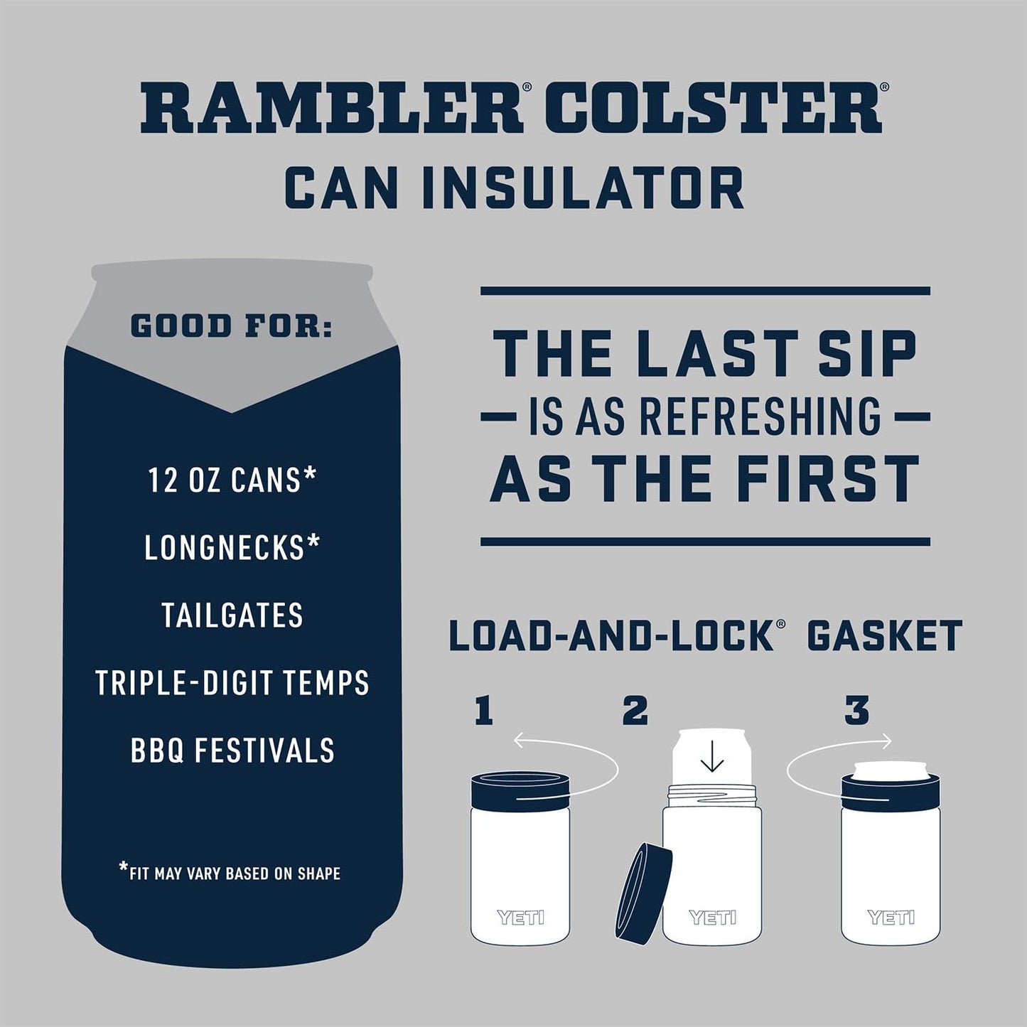 YETI Rambler 12 oz. Colster Can Insulator for Standard Size Cans, (NO CAN INSERT), Wetlands Camo