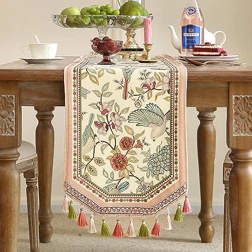 patdrea Cullom Velvet French Designer Vintage Table Runner 12"x63"