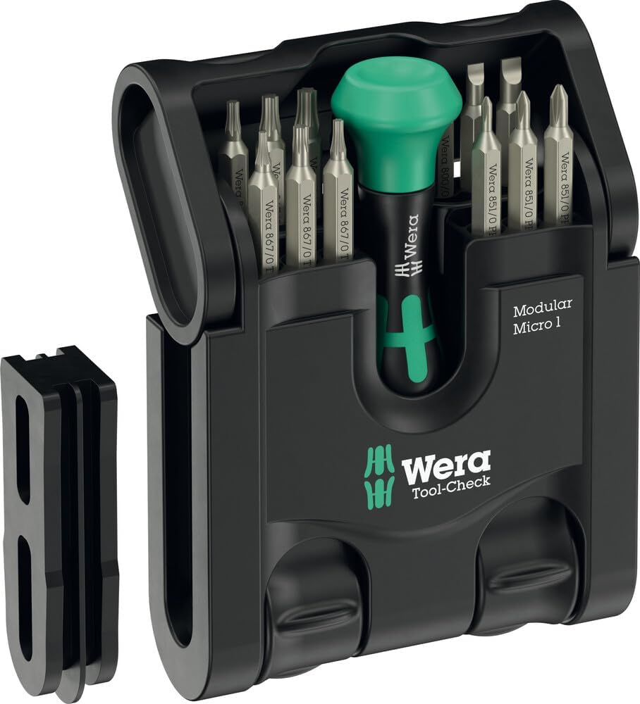 Wera Tool-Check Modular Micro Set - 21 Pieces of Precision Tools for Versatile Use