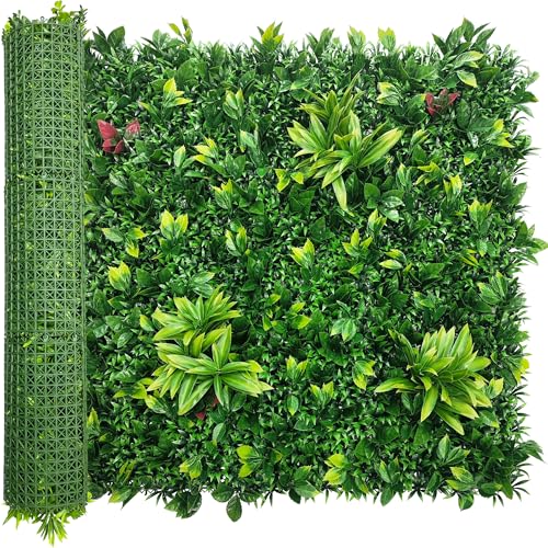 Artificial Boxwood Hedge Wall Panels 40x120 Inches - Green Privacy Fence