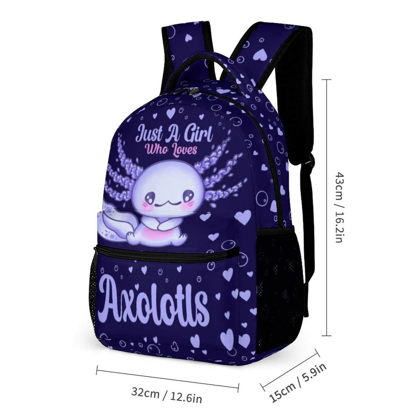 CaomeiWu School Backpack with Lunch Box & Pencil Case for Kids Girls Boys School, 16 Inch Cute Bookbag, School Backpack for Students Children, Lightweight, Large Capacity