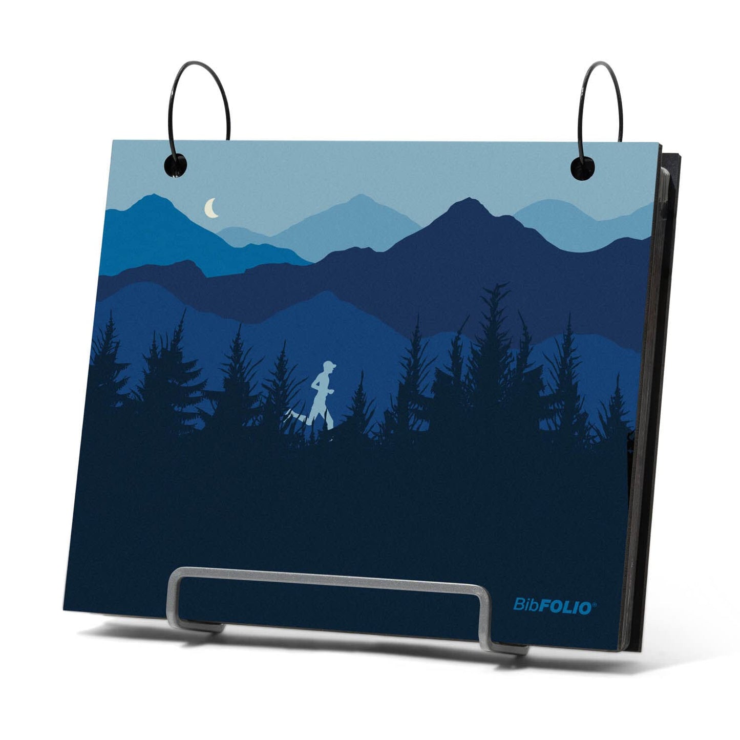 Gone For a Run BibFOLIO Race Bib Album - Race Bib Holder for Runners - Run Your Terrain
