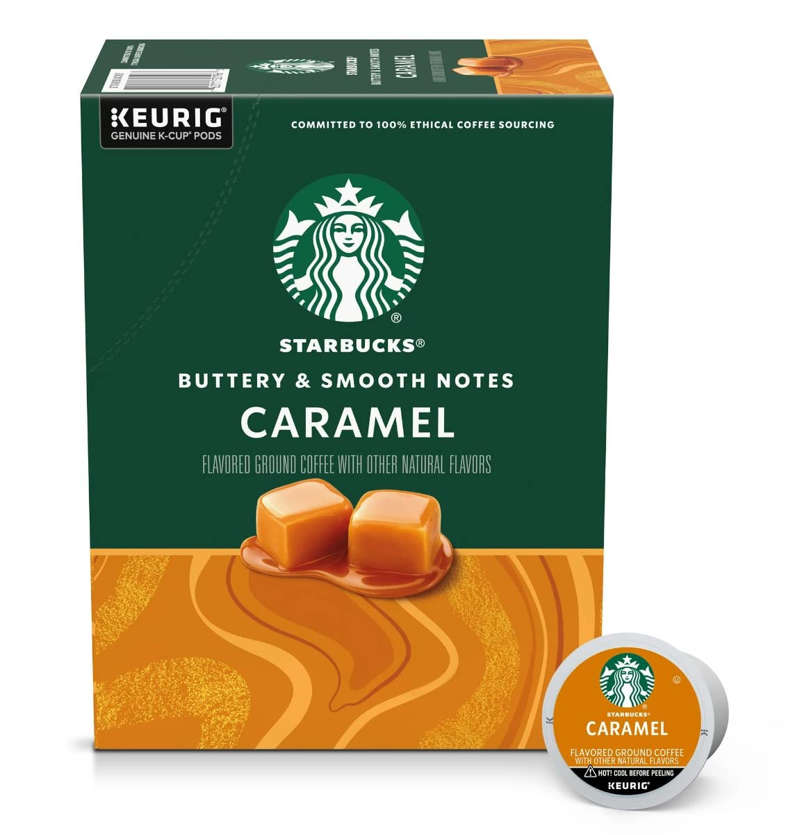 Starbucks® Caramel Flavored Coffee K-Cup® Pods - 44 Count for Rich, Sweet Flavor