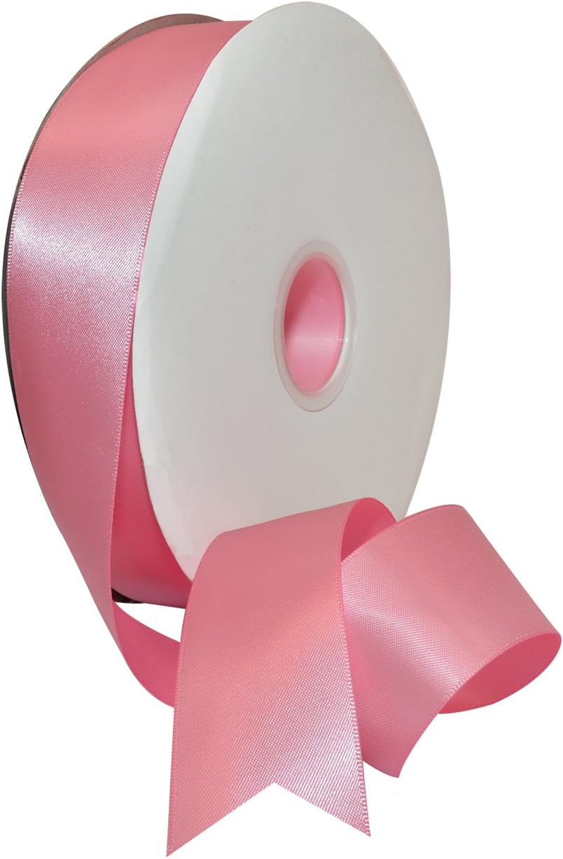 Rosy Mauve Double Face Satin Ribbon 3/8" x 100 YD - Perfect for Gift Wrapping, Crafts & Weddings