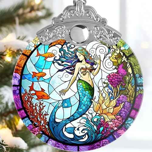 Beautiful Mermaid Ornament - Christmas Keepsake & Stocking Stuffer - Gift for Girls