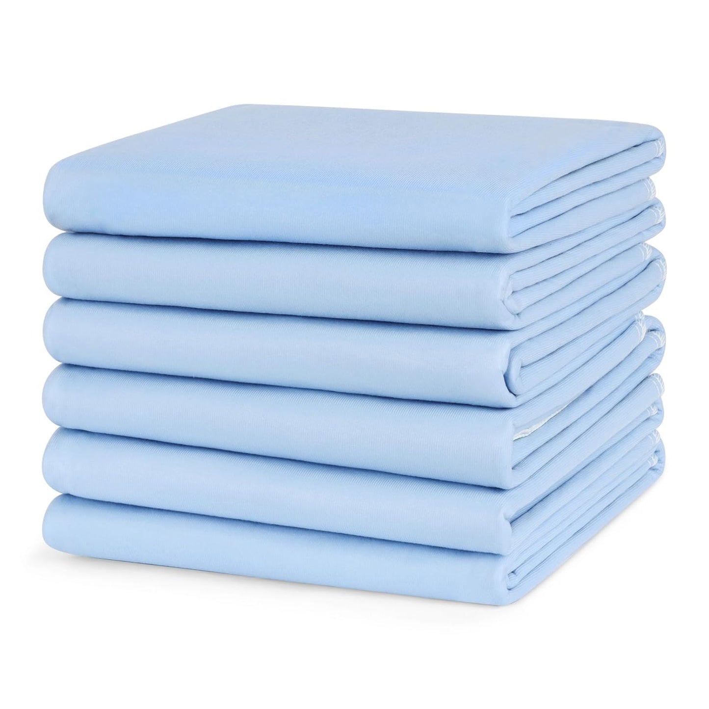 Simpli-Magic Washable Underpads - Heavy Absorbency Reusable Bedwetting Pads | 34"x36" (Pack of 6)