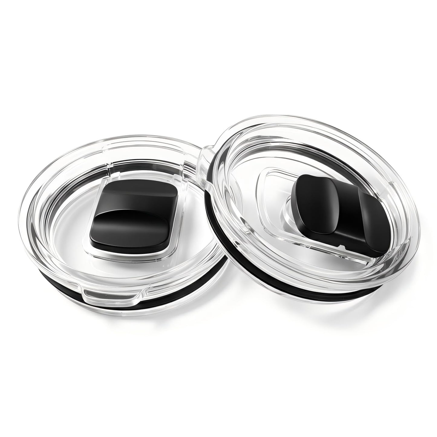 2 Pack Replacement Lids for YETI 20 oz Tumbler,16 oz Pint,10 oz Lowball,10/24 oz Mug,and 25 oz Straw Mug,with Splash-Proof Magnetic Slider,BPA-Free