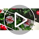 Kasubeso Large Christmas Tree Wall Decal 66x35 in - Removable DIY Holiday Wall Decor