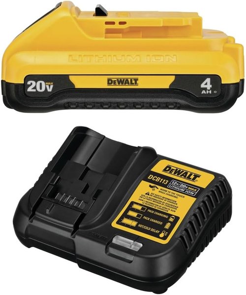 Dewalt 20V MAX XR Brushless Cordless Pole Saw - Includes 4Ah Lithium-Ion Battery & Charger Bundle