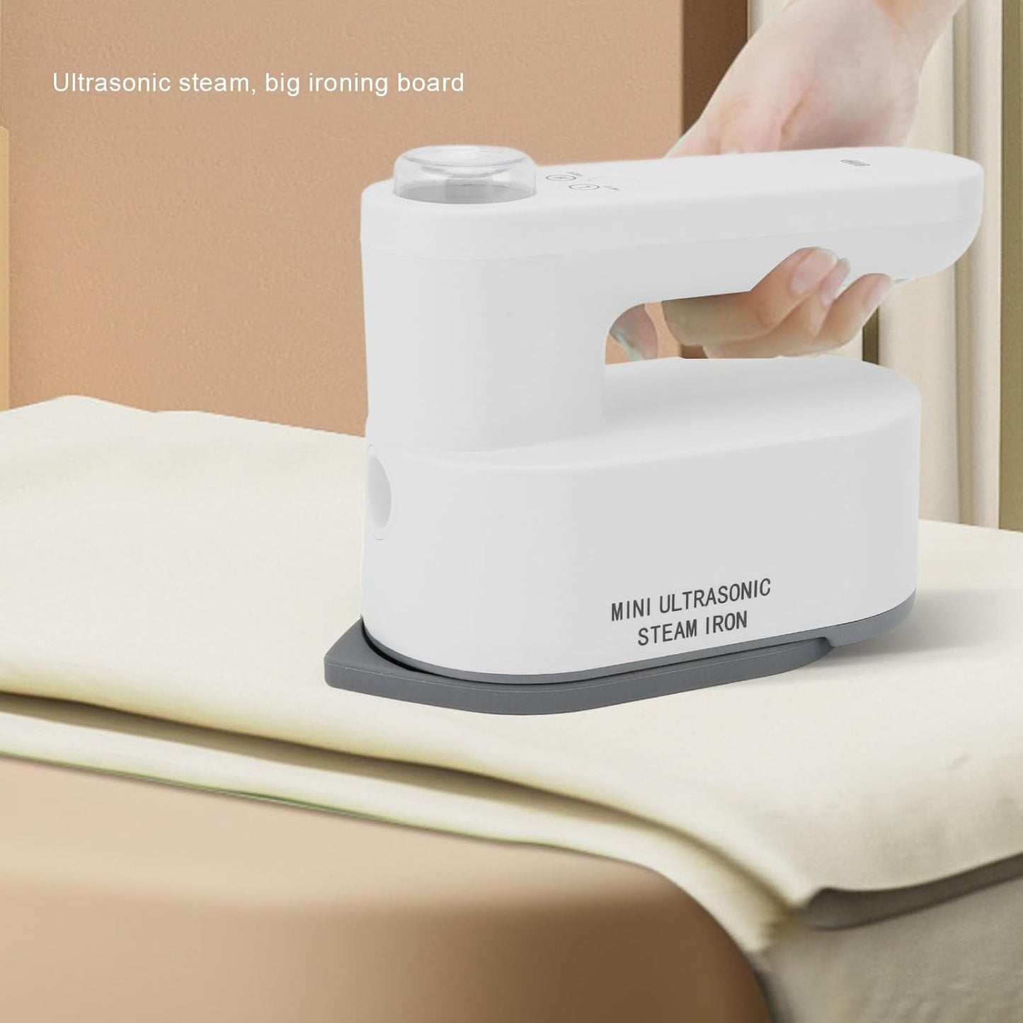 Skiennix Travel Steamer - Cordless Rechargeable Mini Steam Iron with 2 Temperature Settings | Portable Handheld Design