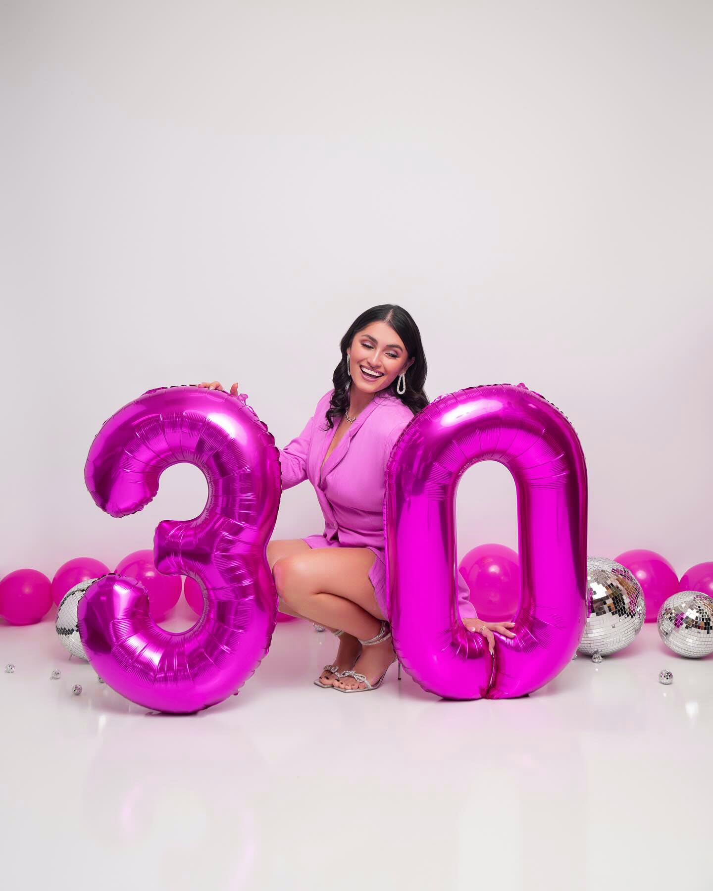 Rosy Purple 9 Balloon, Number Balloons 40 Inch, 9th Giant Birthday Decorations for Girls, 19th 29th Party Decorations Supplies, Number 9 Balloon