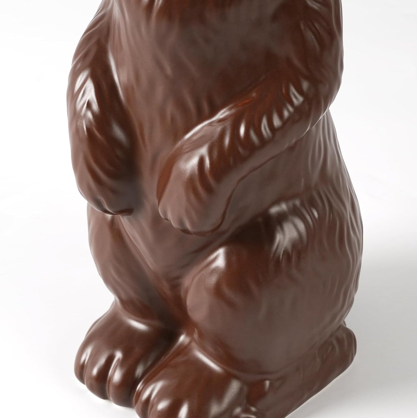 Zesua Easter Bunny Figurine - 14.5" Standing Ceramic Decor for Home & Yard - Perfect Spring Decoration