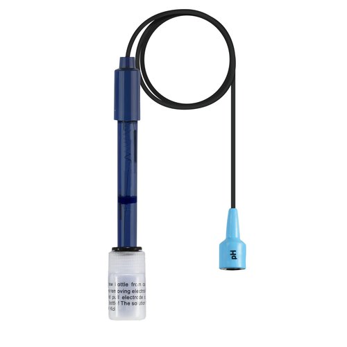 Apera Instruments 203DJ-C in-line Double Ceramic Junction Long-Life pH Electrode pH Sensor pH Probe for General Water Solutions' Continuous Monitoring or Lab Measurement with BNC Connector