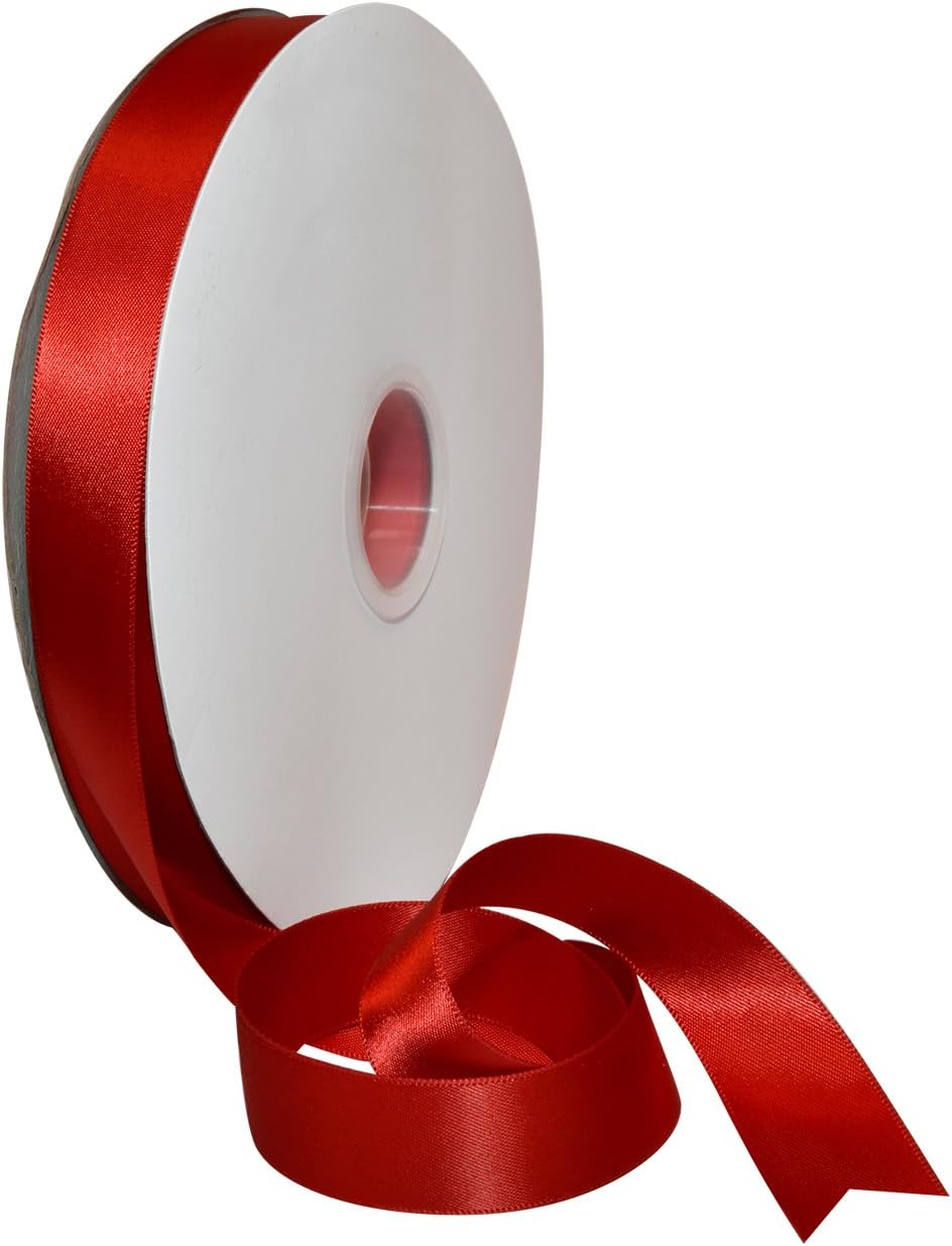 Rosy Mauve Double Face Satin Ribbon 3/8" x 100 YD - Perfect for Gift Wrapping, Crafts & Weddings