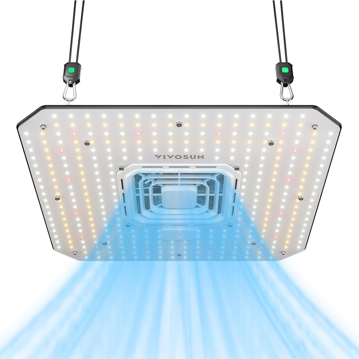 VIVOSUN AeroLight A100 LED Grow Light - Tunable Spectrum, 100W with Integrated Fan | App Compatible