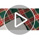 Fanfanwin Christmas Sherpa Throw Blanket, Tartan Plaid in Red & Green - 50x60