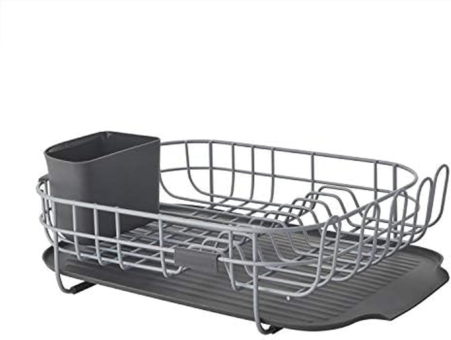 KitchenAid Low Profile Dishrack - Durable Carbon Steel Design | Charcoal Color