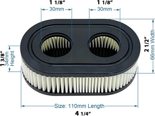 593260 Air Filter - Compatible Replacement for Craftsman, Husqvarna, Toro Lawn Mower Engines