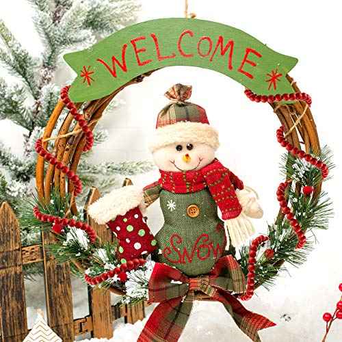 2pcs Wooden Bead Garlands - Red, Perfect for Christmas Tree, Fireplace & Wall Hanging, Home Decor