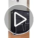SOLEDI Beige 180L Double Laundry Hamper with Lid & 2 Side Pockets - Large Capacity