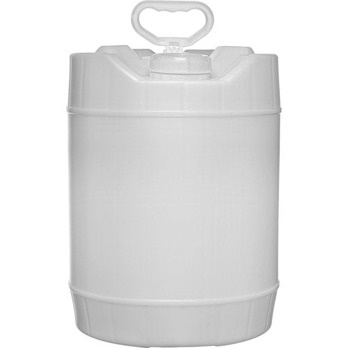 HOANK Oil Storage Container Automotive - Translucent Recycle Oil Jug - 5.5 Gallon Oil Container Automotive - ext. dia. 11.5" x 14.75" H. (Lid Included)